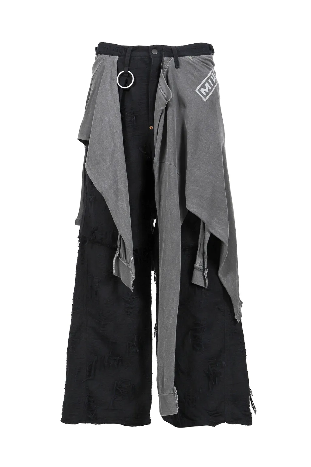 Twist Buggy Jean Boro Crust With Wrapped / Blk