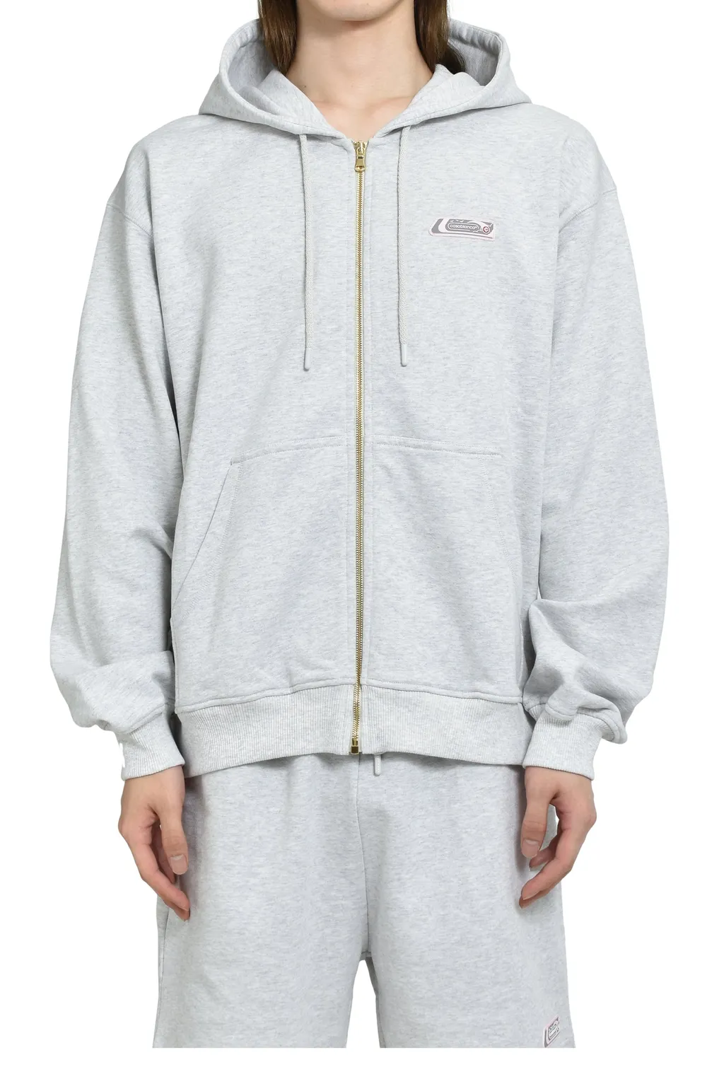 Classic Full Zip Hoodie / Gry