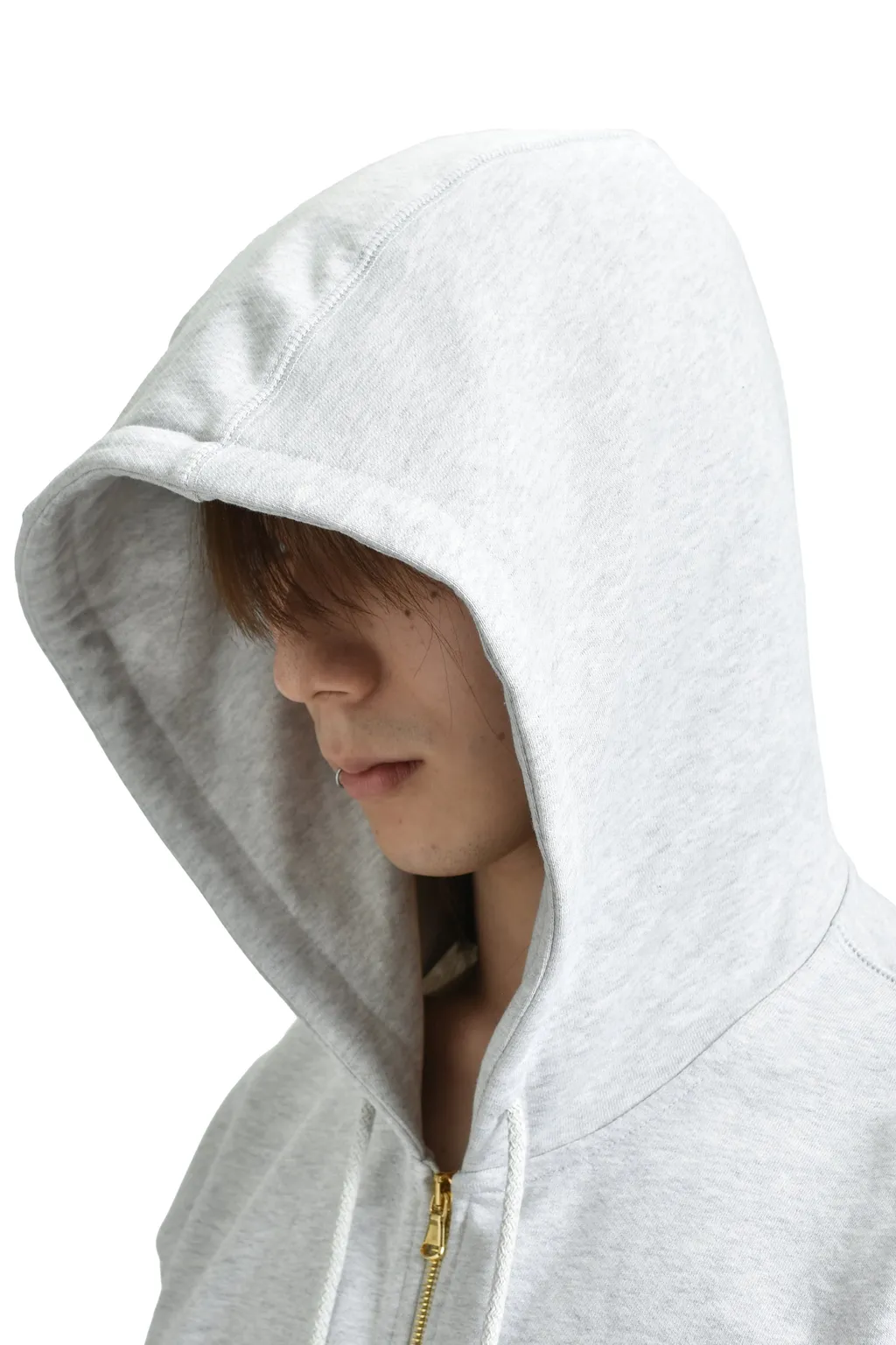 Classic Full Zip Hoodie / Gry