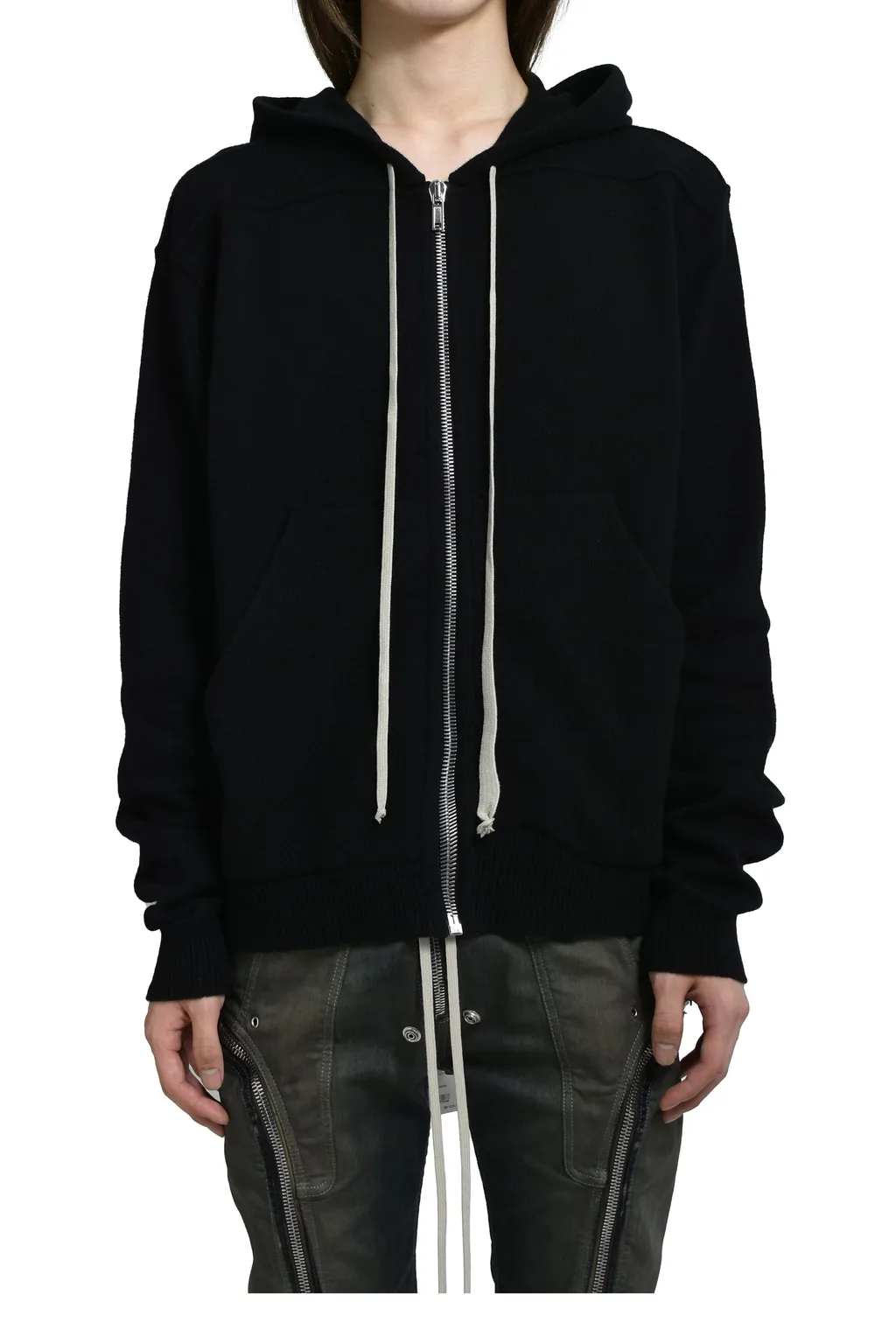 Zipped Hoodie / Black