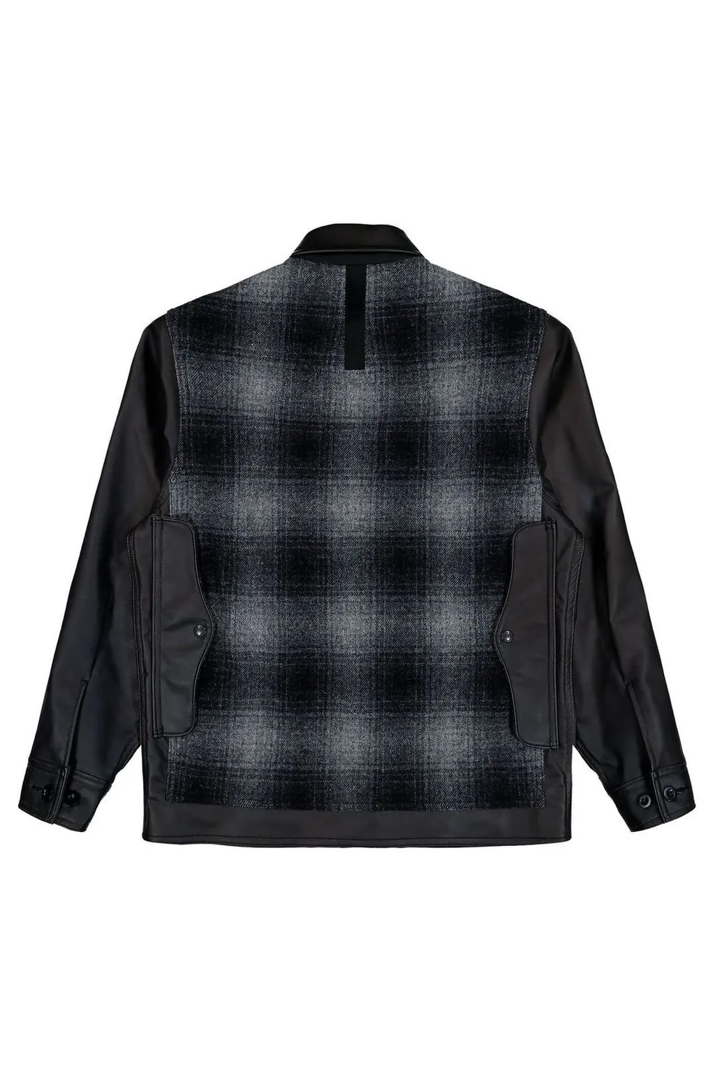 Synthetic Leather X Wool Moss Cloth Check Filson W Name