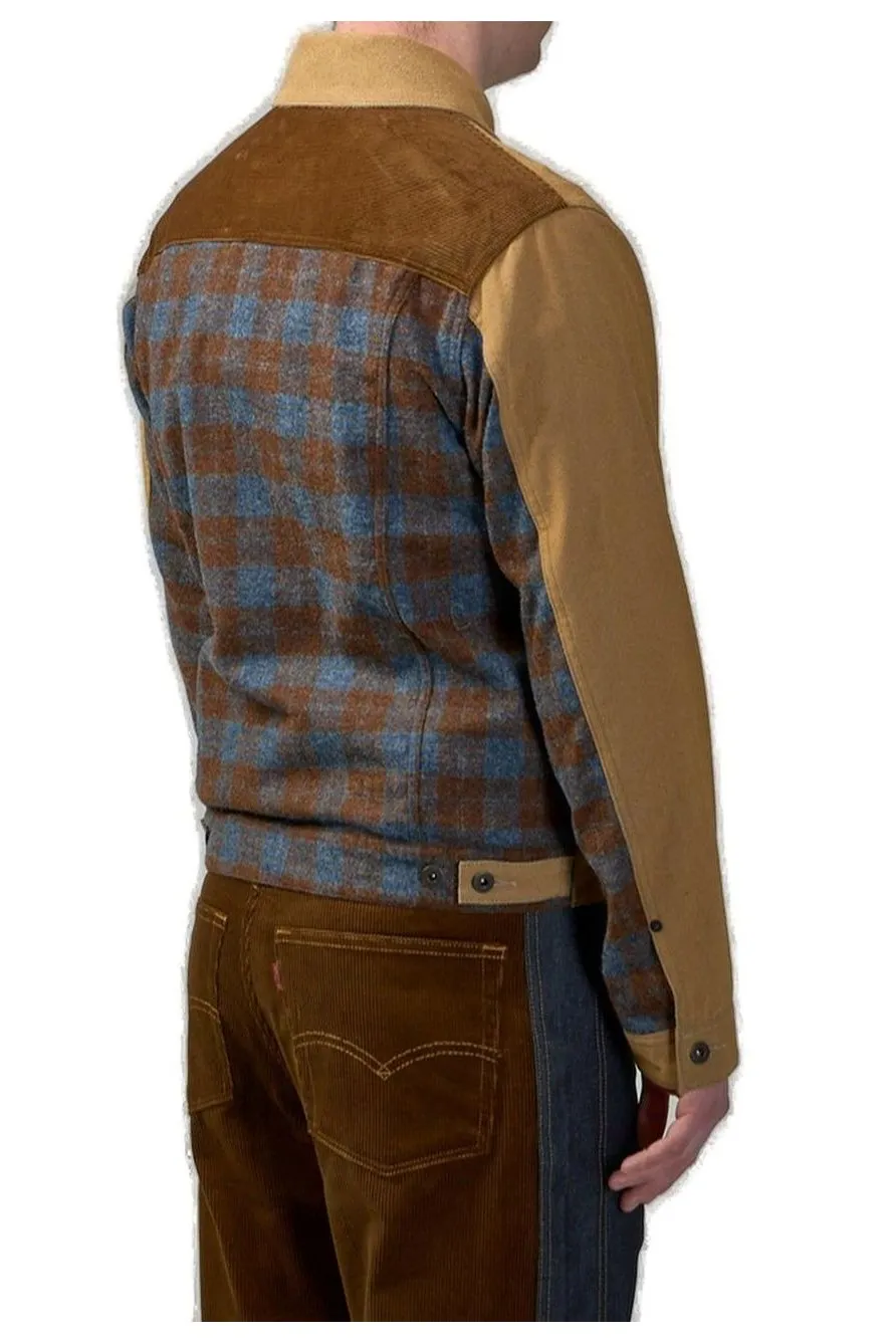 Junya Watanabe Man Panelled Trucker Jacket