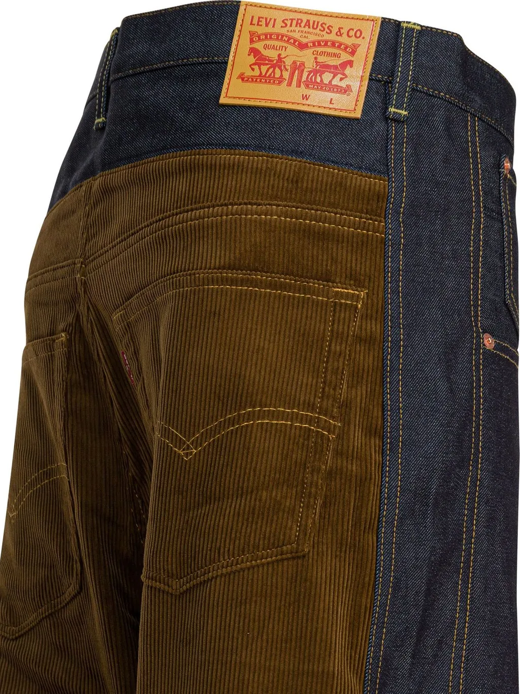Junya Watanabe Man Panelled Straight-Leg Trousers