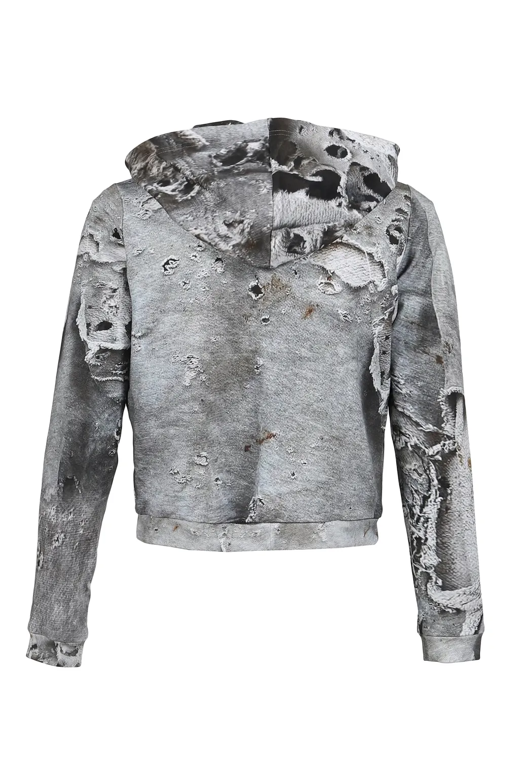 Worn Out White Hoodie / Wht