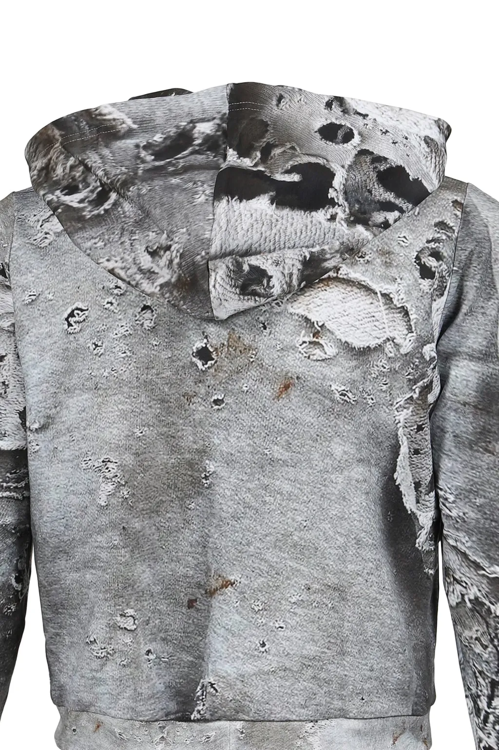 Worn Out White Hoodie / Wht