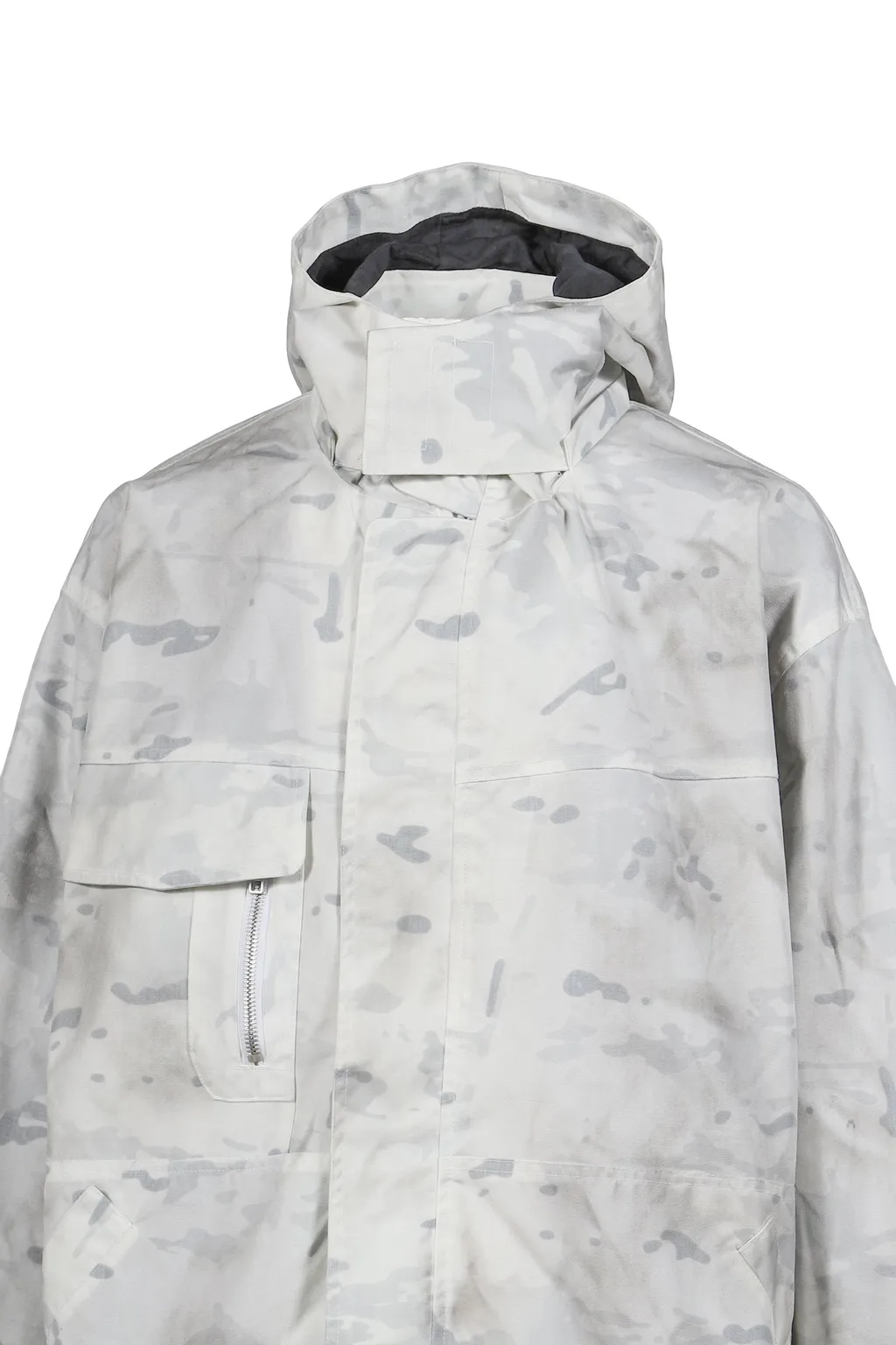 Short Parka / Dirty Snow Camo