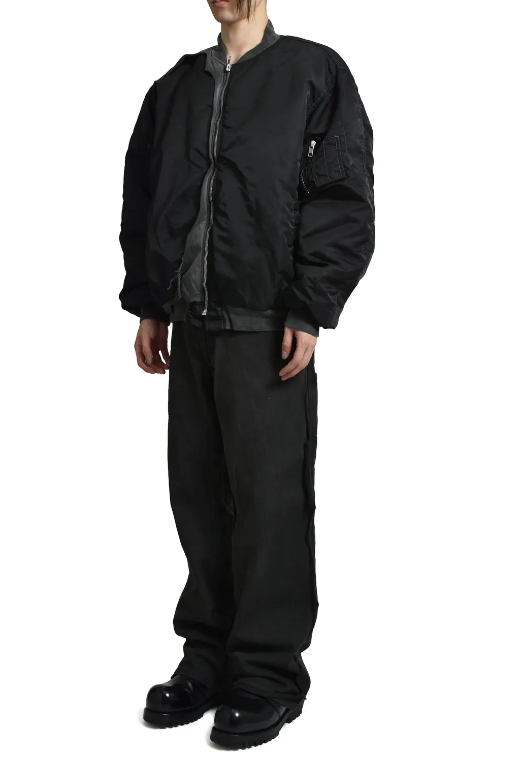 Underground Cut Out Pants / Blk Oil