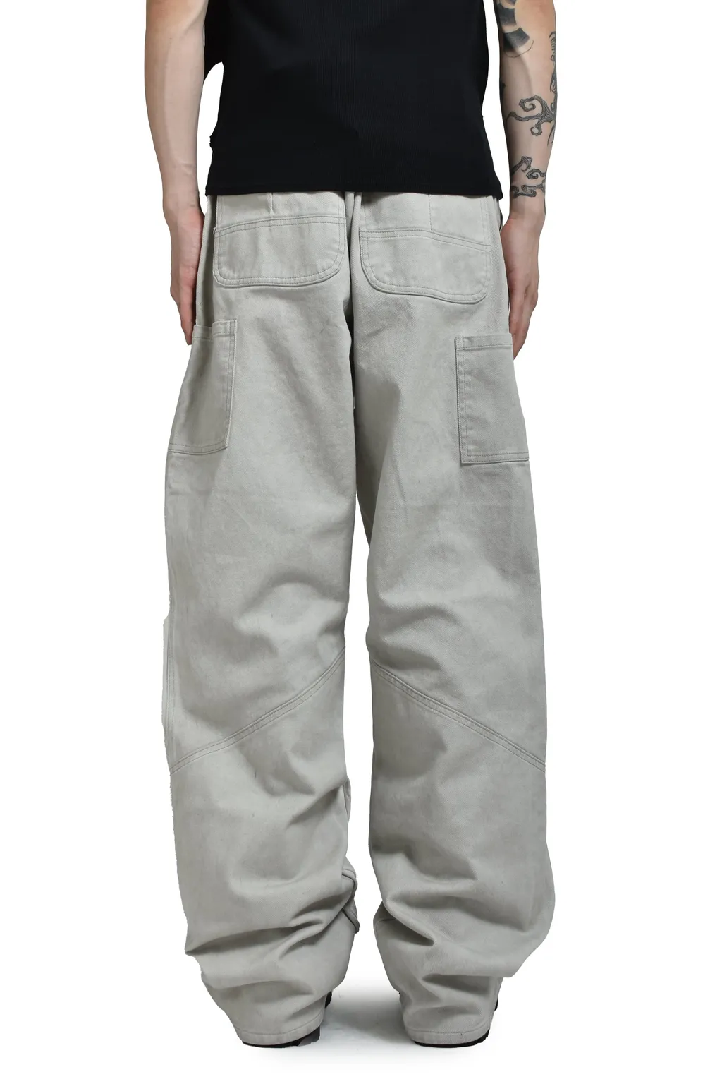 Underground Cut Out Pants / Melt Lock Dirty Wht
