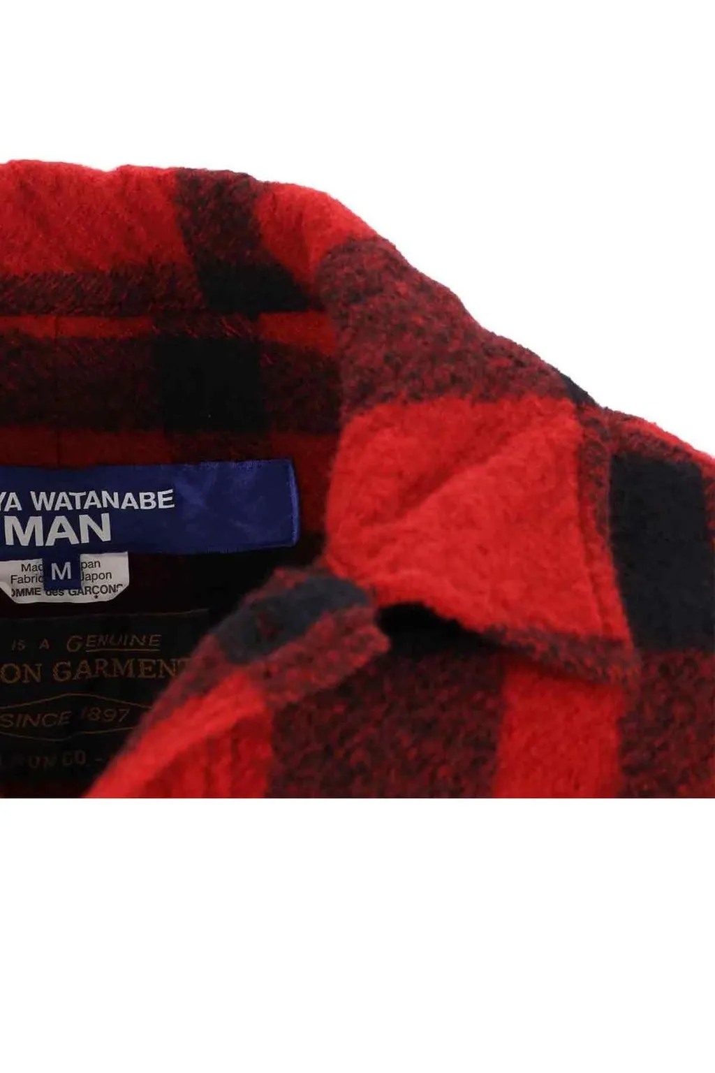 Junya Watanabe Man Checked Straight Hem Shirt