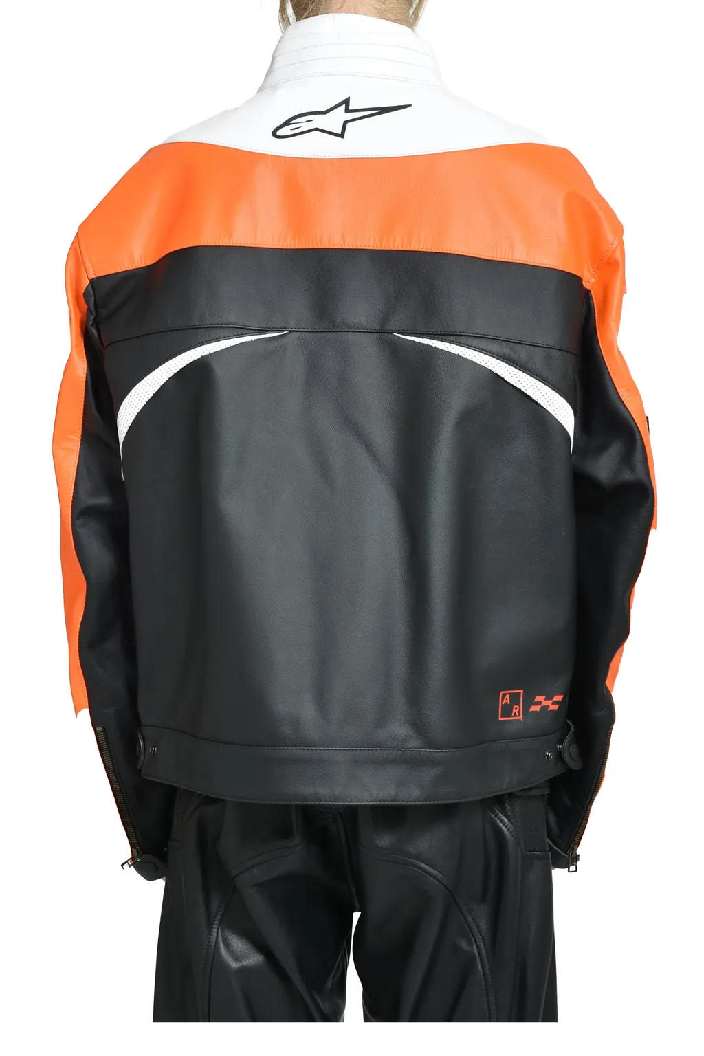 Race Craft Leather Jacket / Org