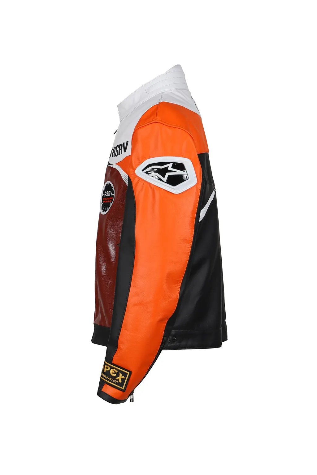 Race Craft Leather Jacket / Org