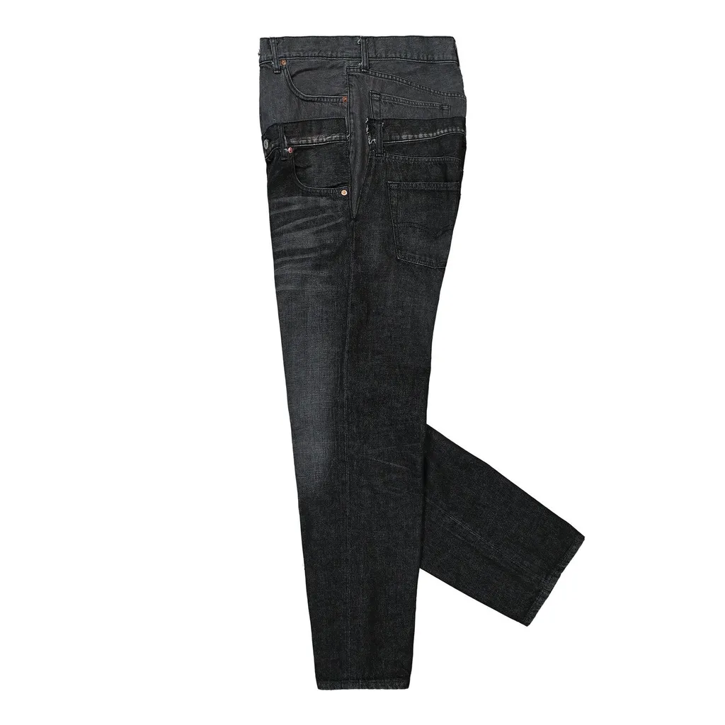 Junya Watanabe Man Patchwork Panelled Straight-Leg Jeans