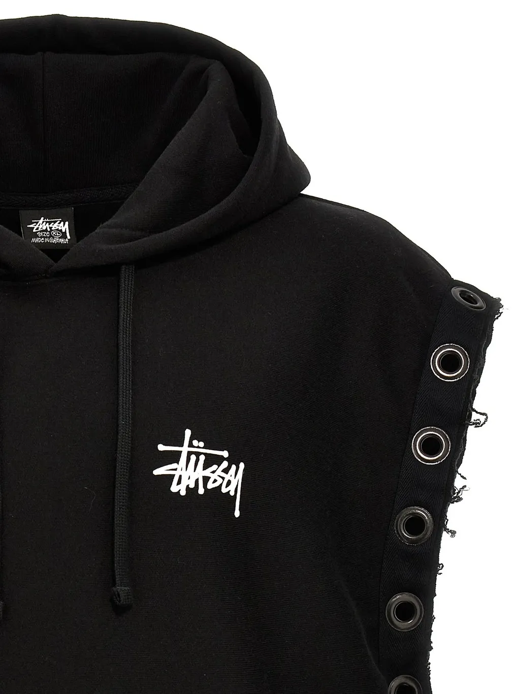 Junya Watanabe Man X Stussy Logo Printed Sleeveless Hoodie