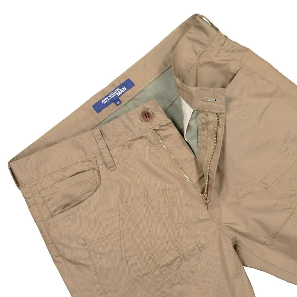 Junya Watanabe Man Embroidered Detailed Cropped Trousers