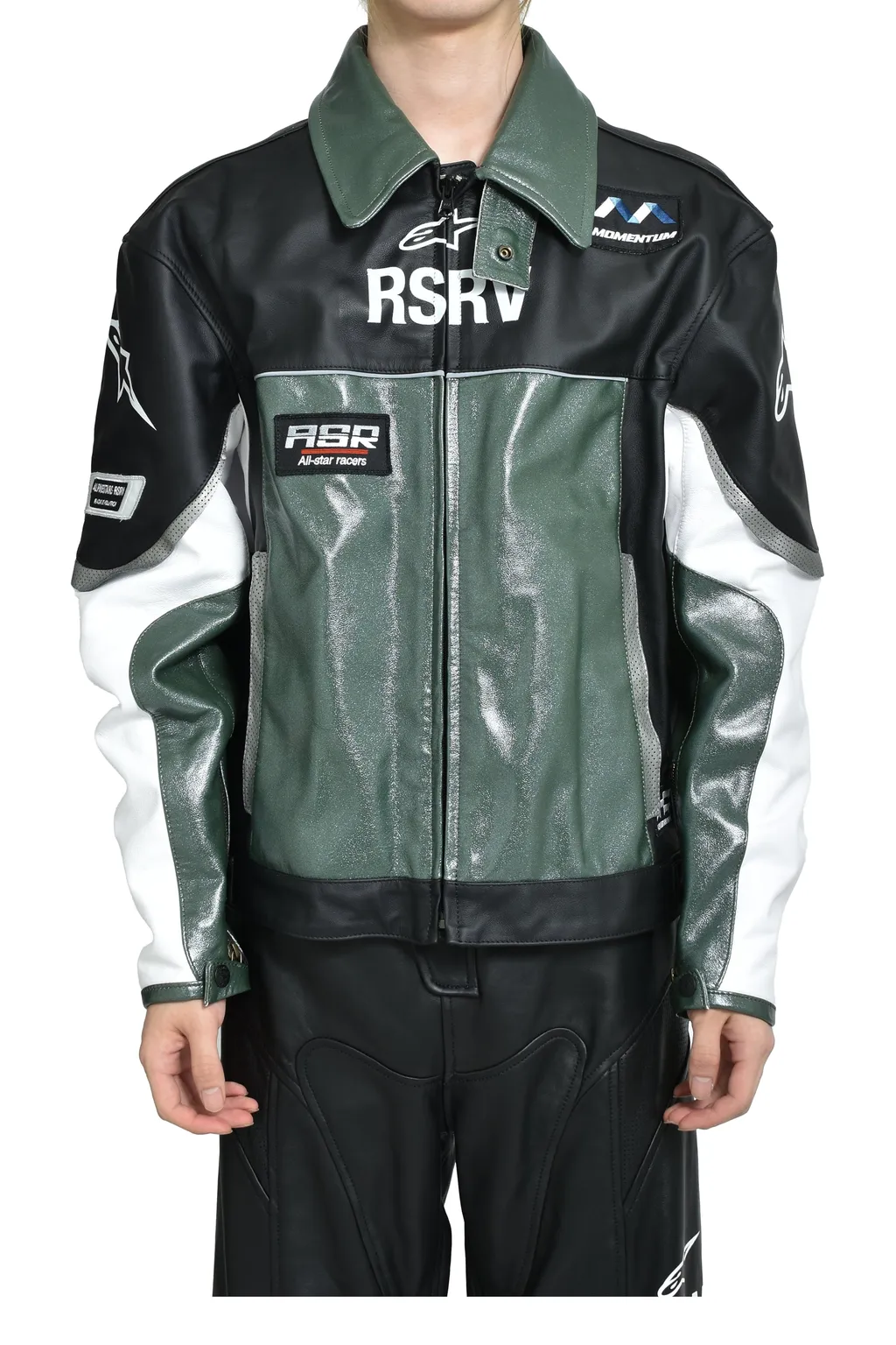 Alloy Leather Jacket / Grn