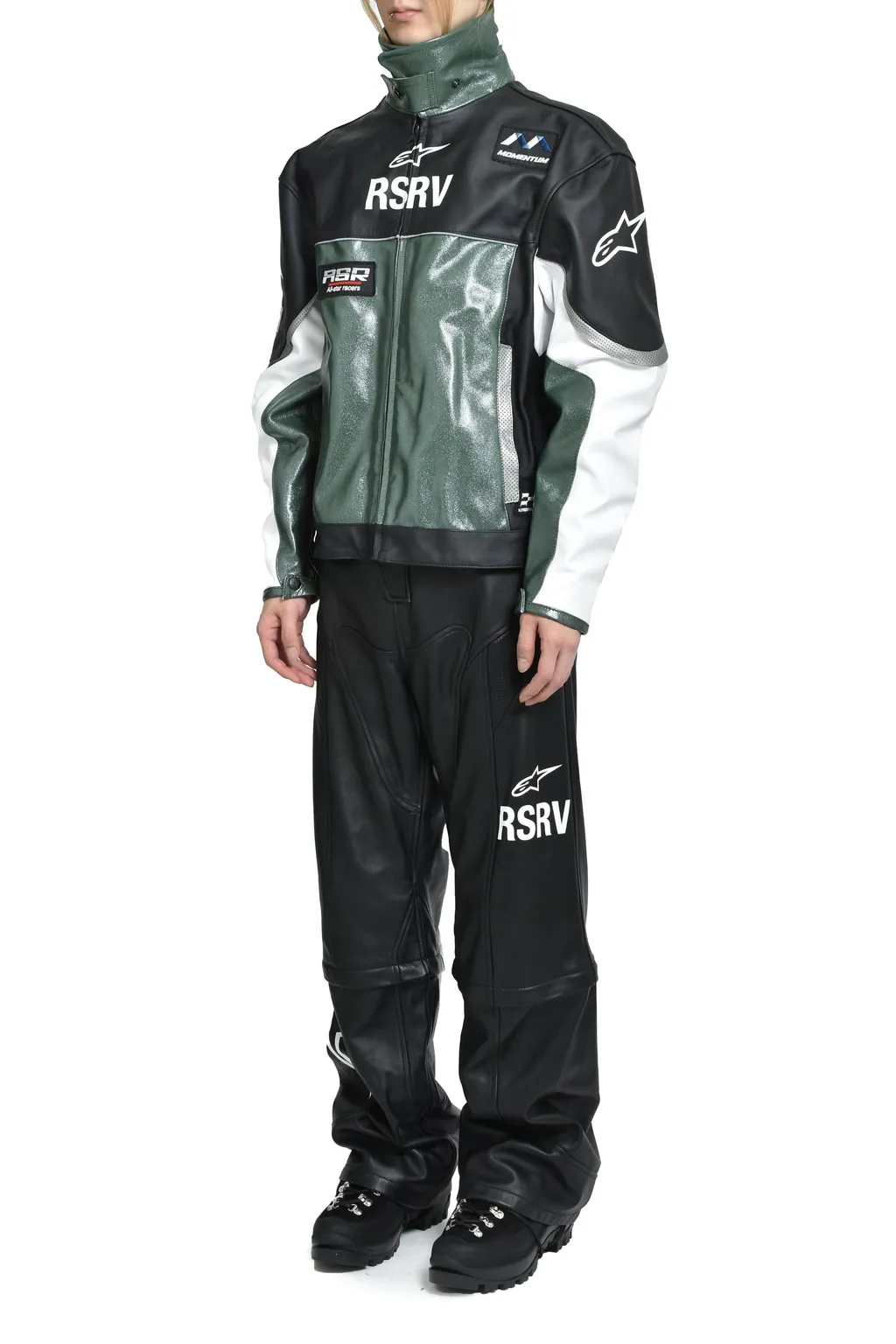 Alloy Leather Jacket / Grn