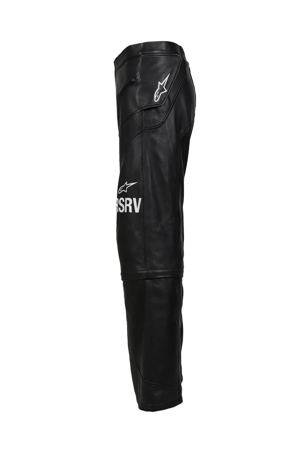 Neo Bat Leather Pants / Black