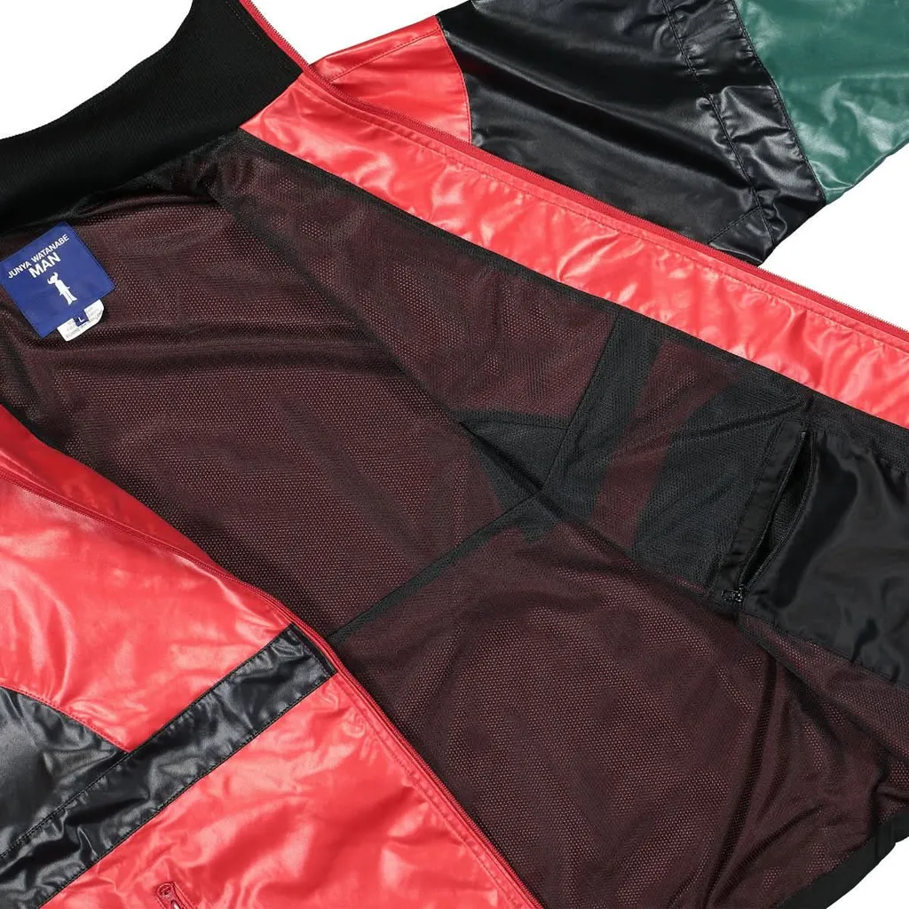 Junya Watanabe Man Colour Block Zipped Windbreaker