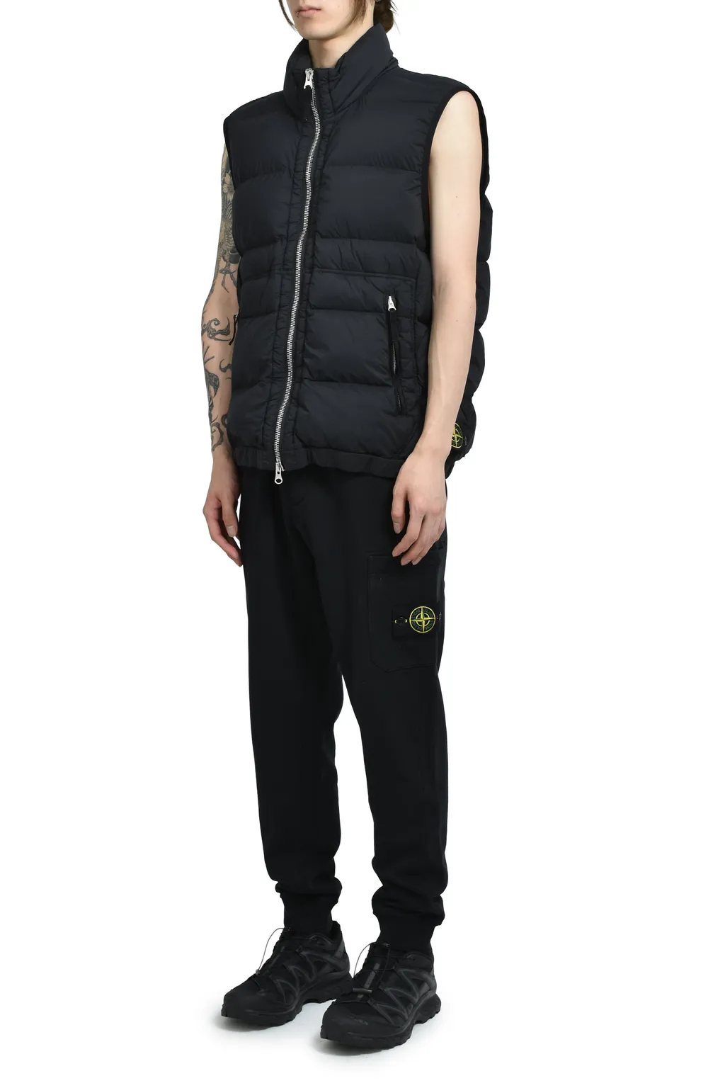 Stone Island Zip-Up Quilted Gilet