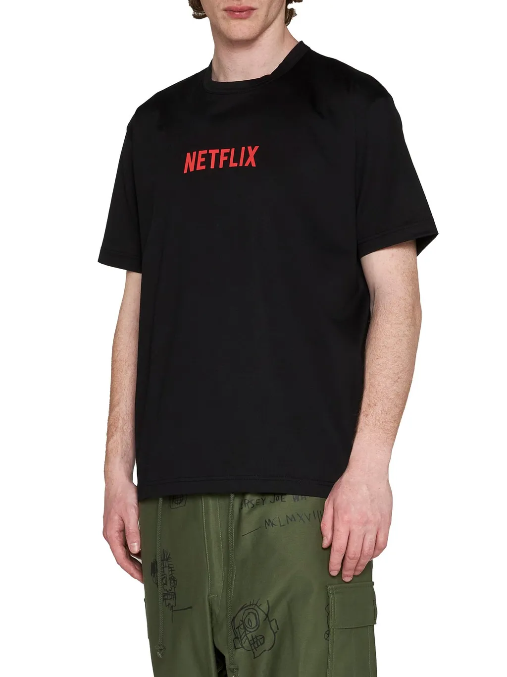 Junya Watanabe Man Netflix Crewneck T-Shirt