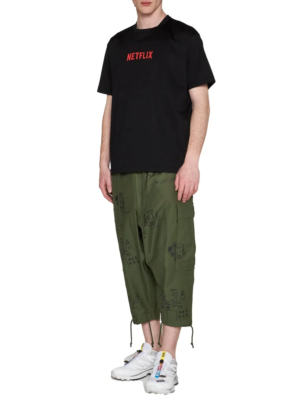 Junya Watanabe Man Netflix Crewneck T-Shirt
