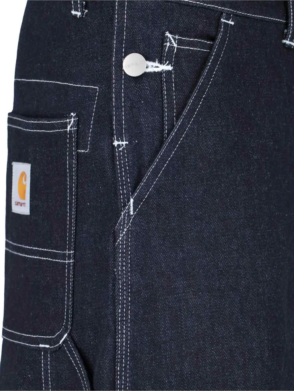 Junya Watanabe Man X Carhartt Logo Patch Wide-Leg Jeans