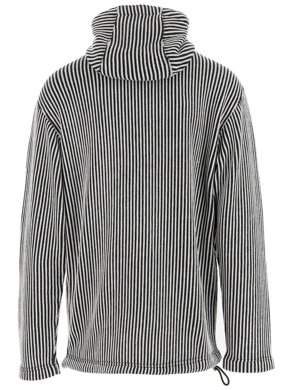 Junya Watanabe Man Striped Drawstring Hoodie