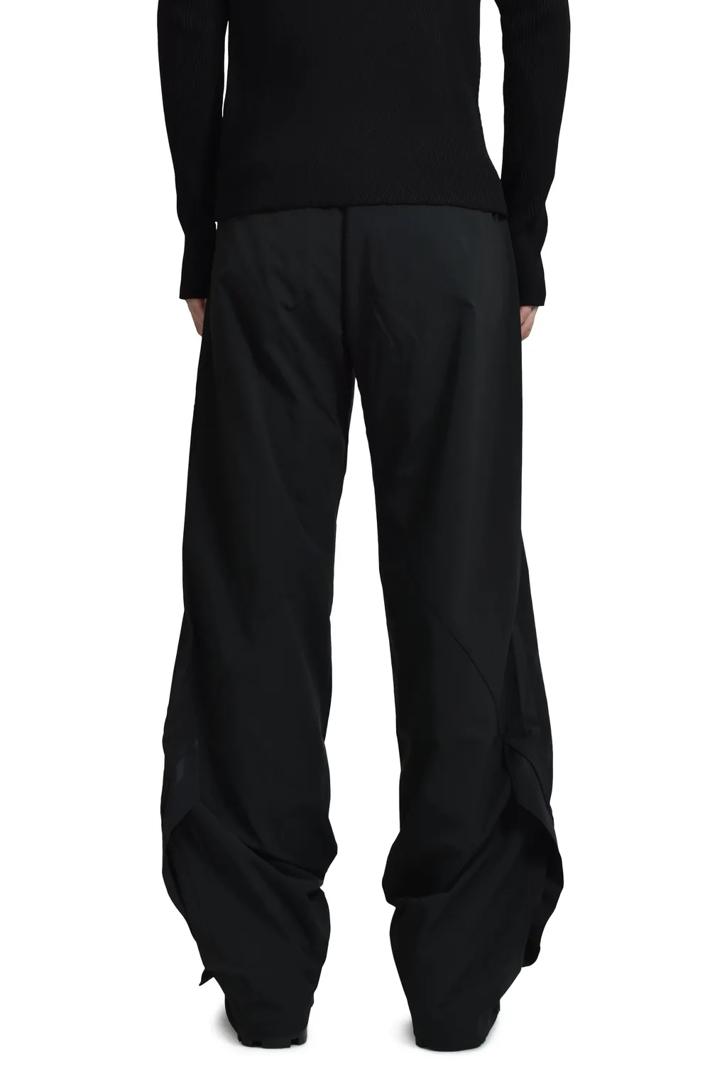 Moire Trousers / Black