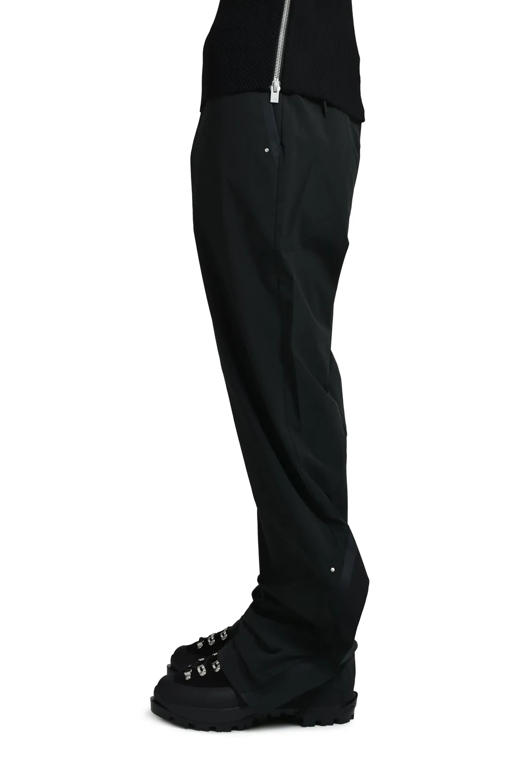 Moire Trousers / Black