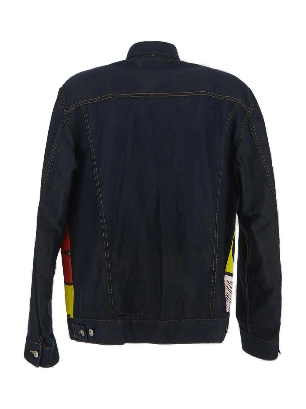 Junya Watanabe Man Graphic Printed Denim Jacket