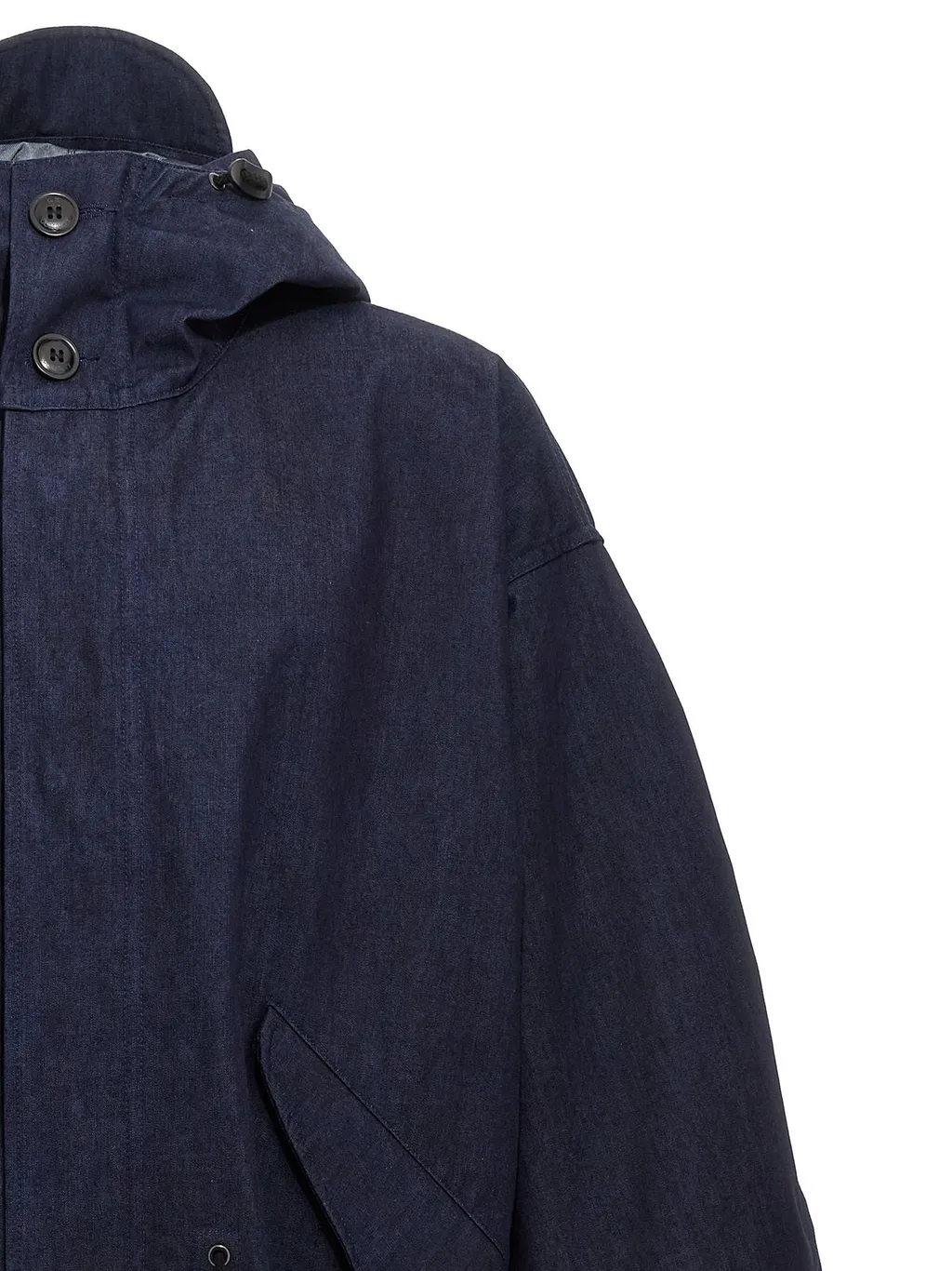 Junya Watanabe Man X C.P Company Hooded Drawstring-Waist Coat