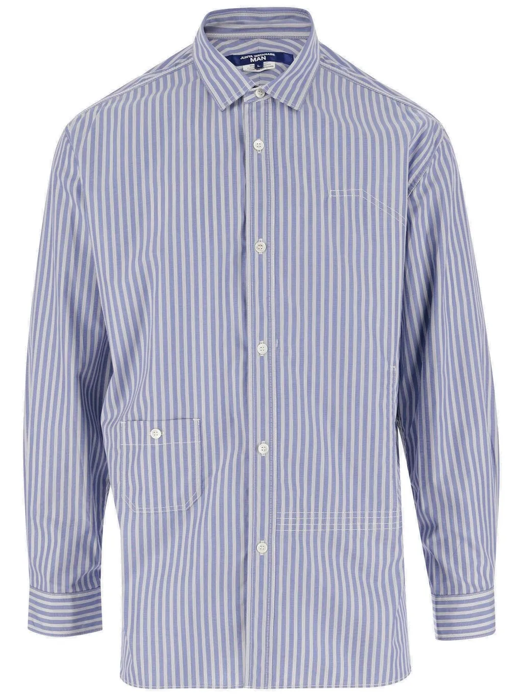 Junya Watanabe Man Striped Buttoned Shirt