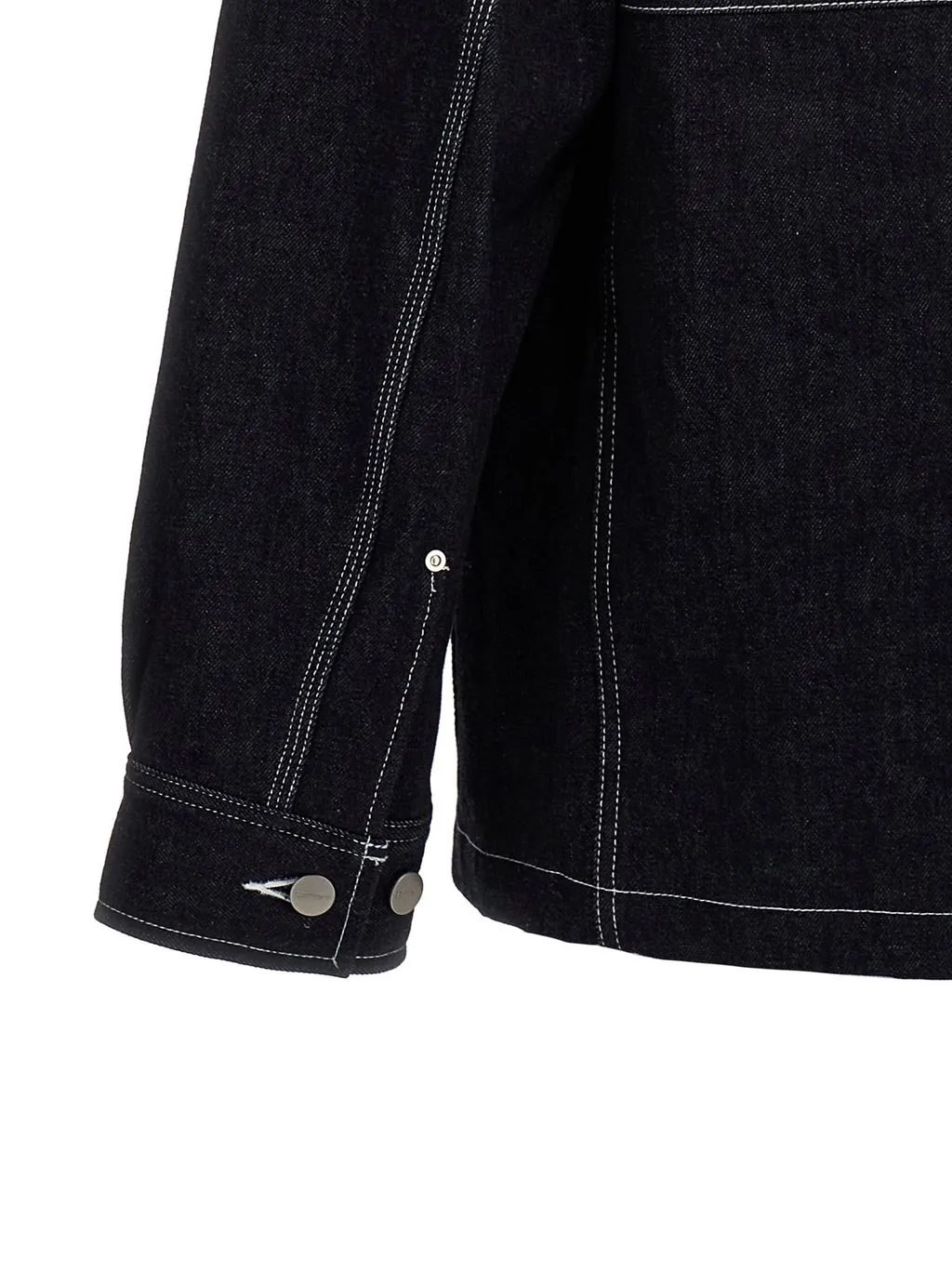 Junya Watanabe Man X Carhartt Logo-Patch Buttoned Coat