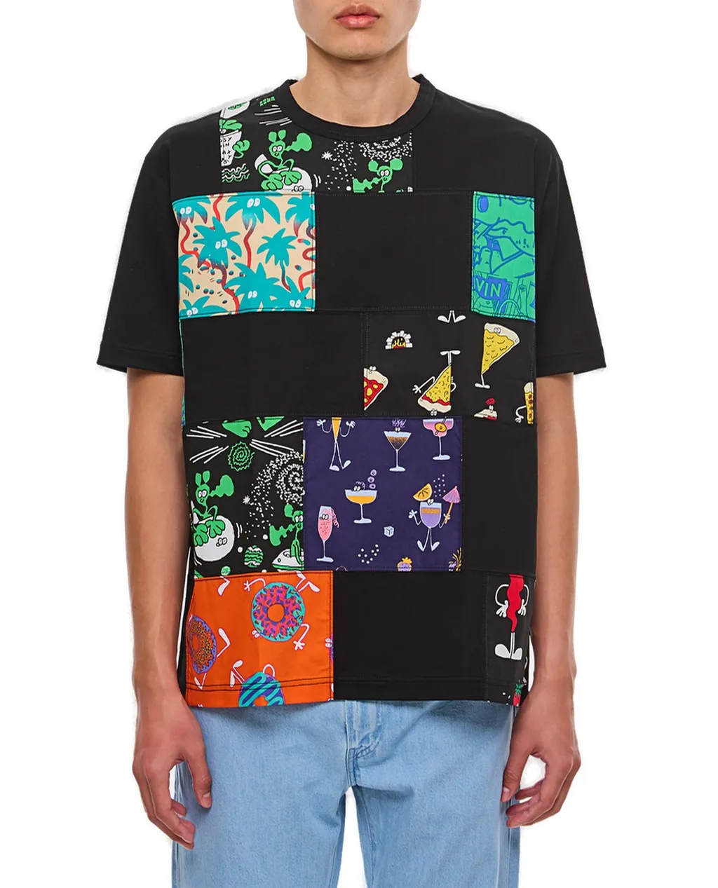 Junya Watanabe Man X Lousy Livin Patchwork Crewneck T-Shirt