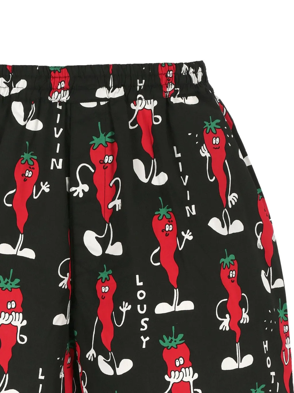 Junya Watanabe Man Graphic-Printed Elasticated Waistband Shorts