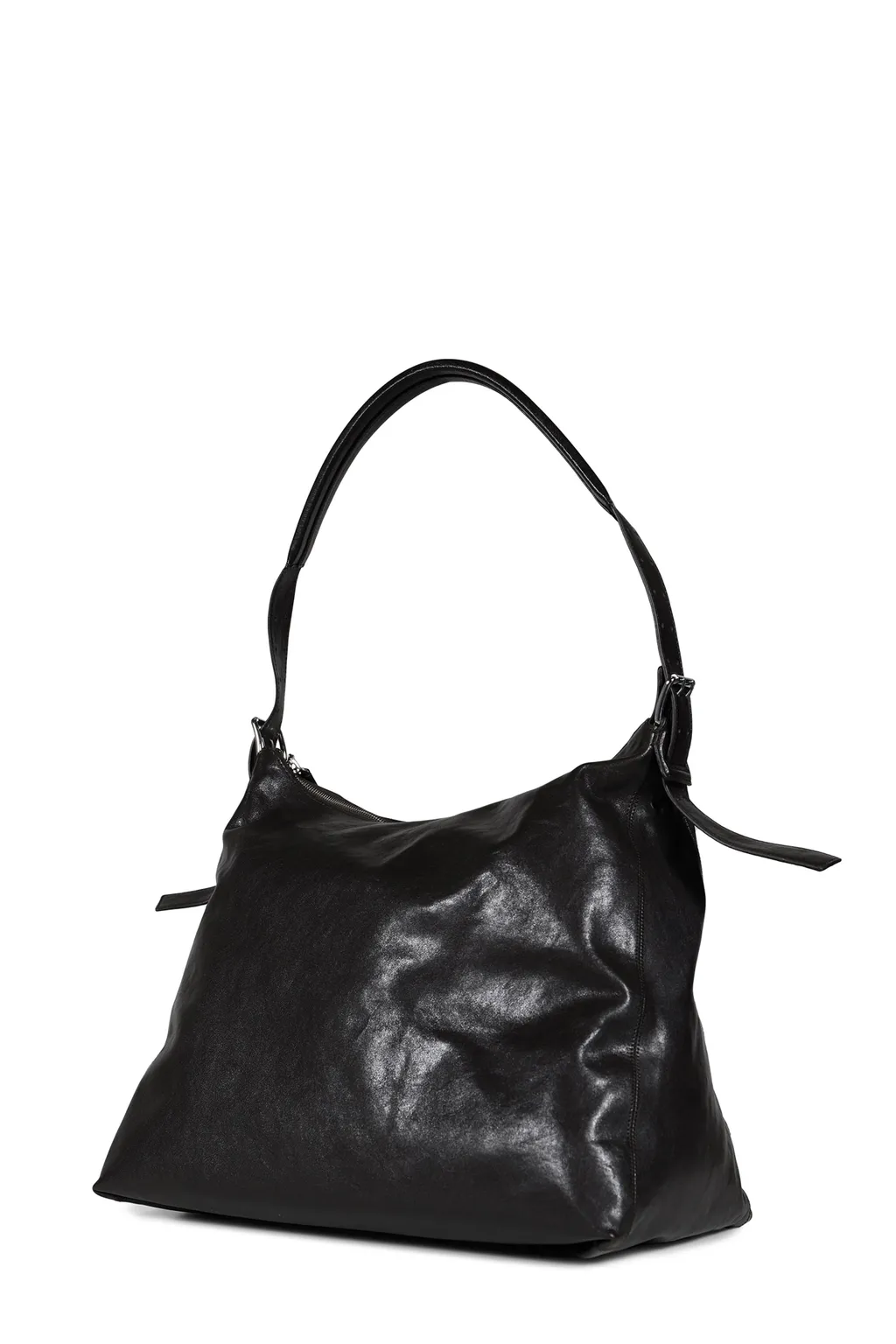 Belted Hobo Bag / Dark Chocolate