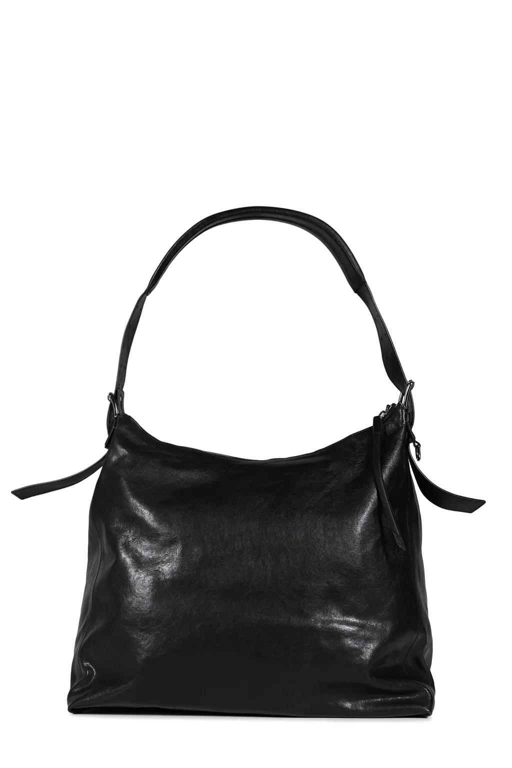 Belted Hobo Bag / Dark Chocolate