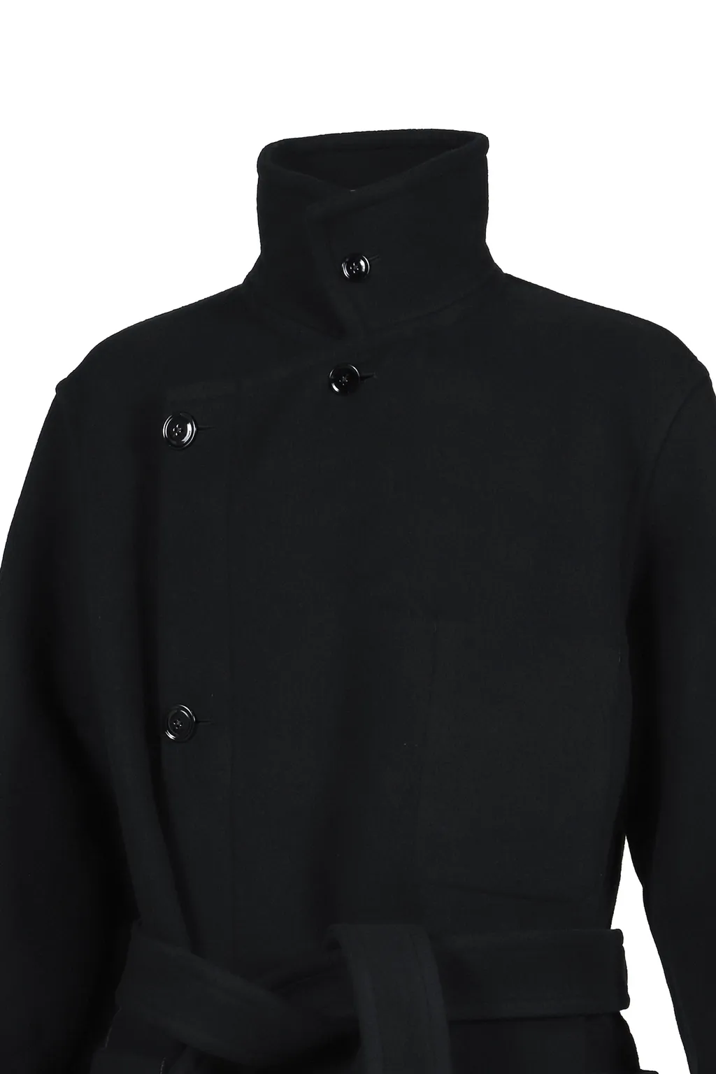 Wrap Coat / Black