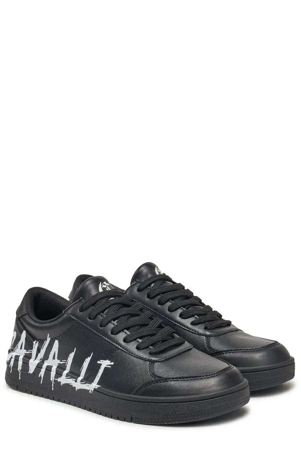 Just Cavalli Logo-Printed Lace-Up Sneakers