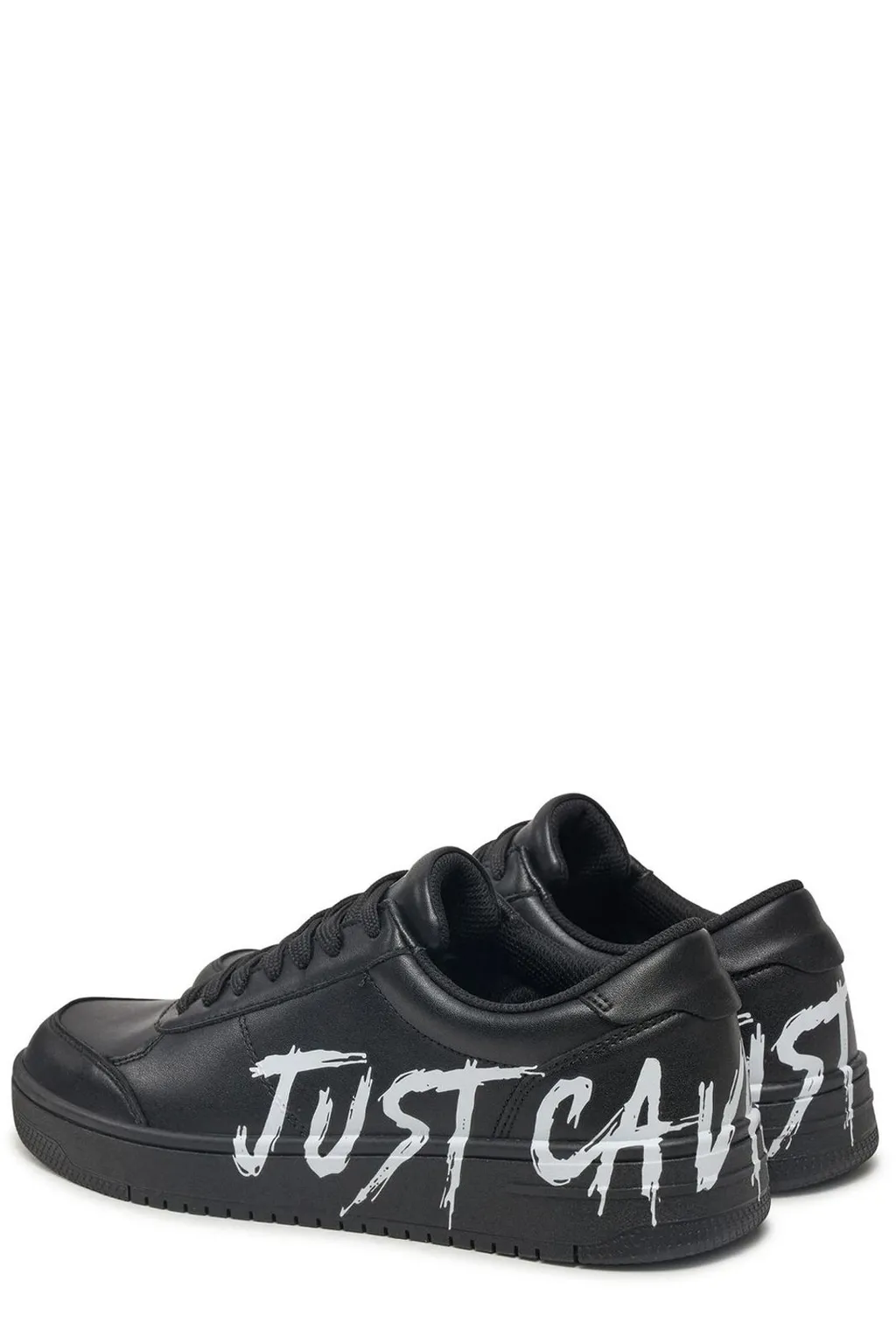Just Cavalli Logo-Printed Lace-Up Sneakers