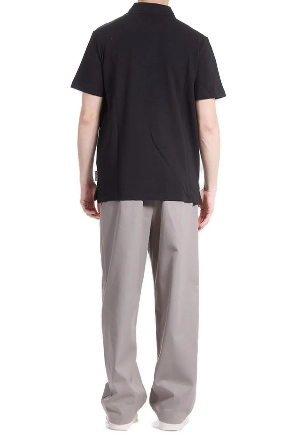Just Cavalli Logo Embroidered Short-Sleeved Polo Shirt