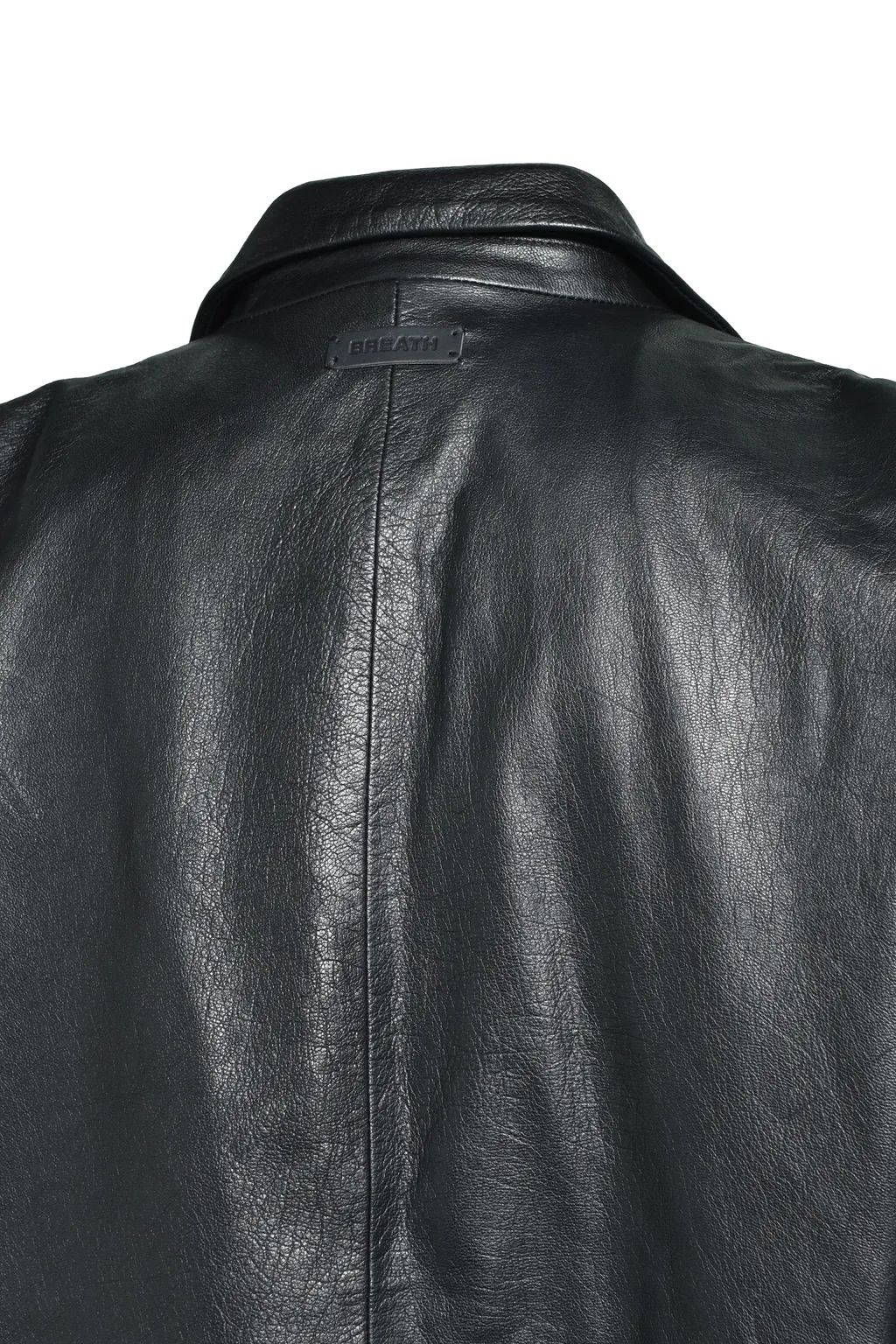 Leather Tailored Jacket / Black