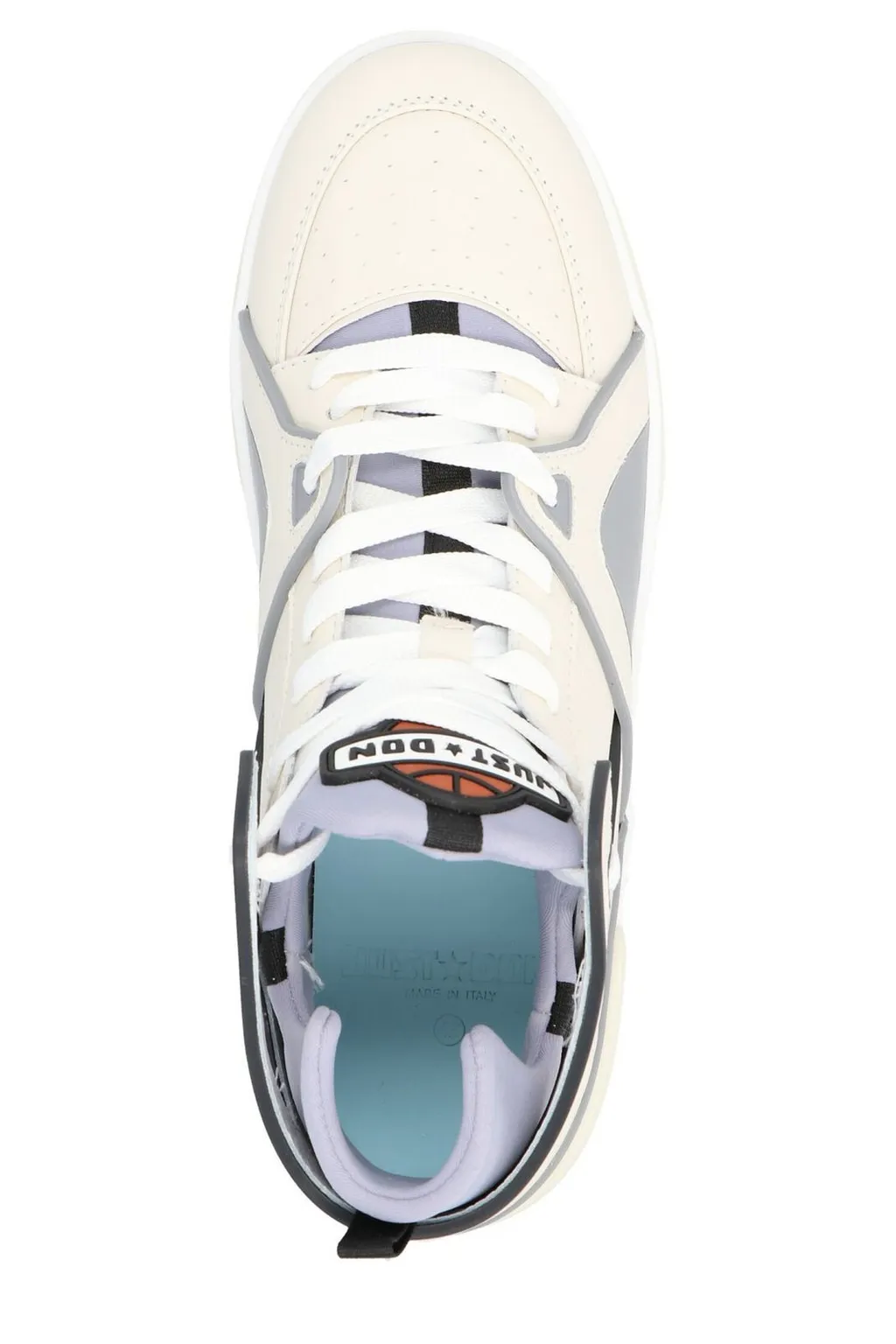 Just Don Courtside High Panelled Sneakers