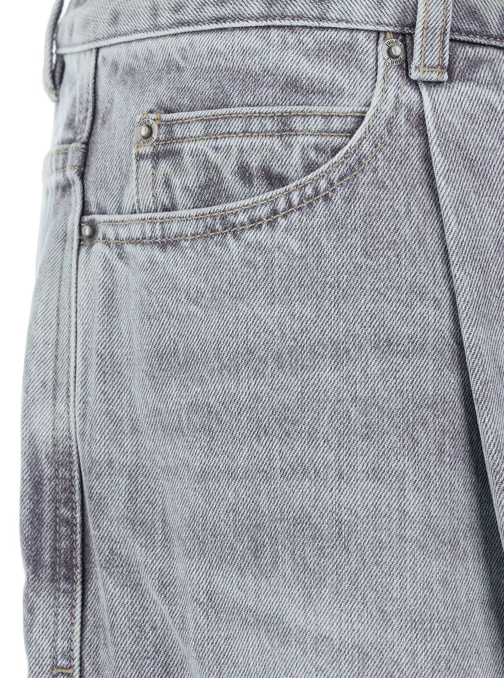 Juun J Faded Wide-Leg Jeans