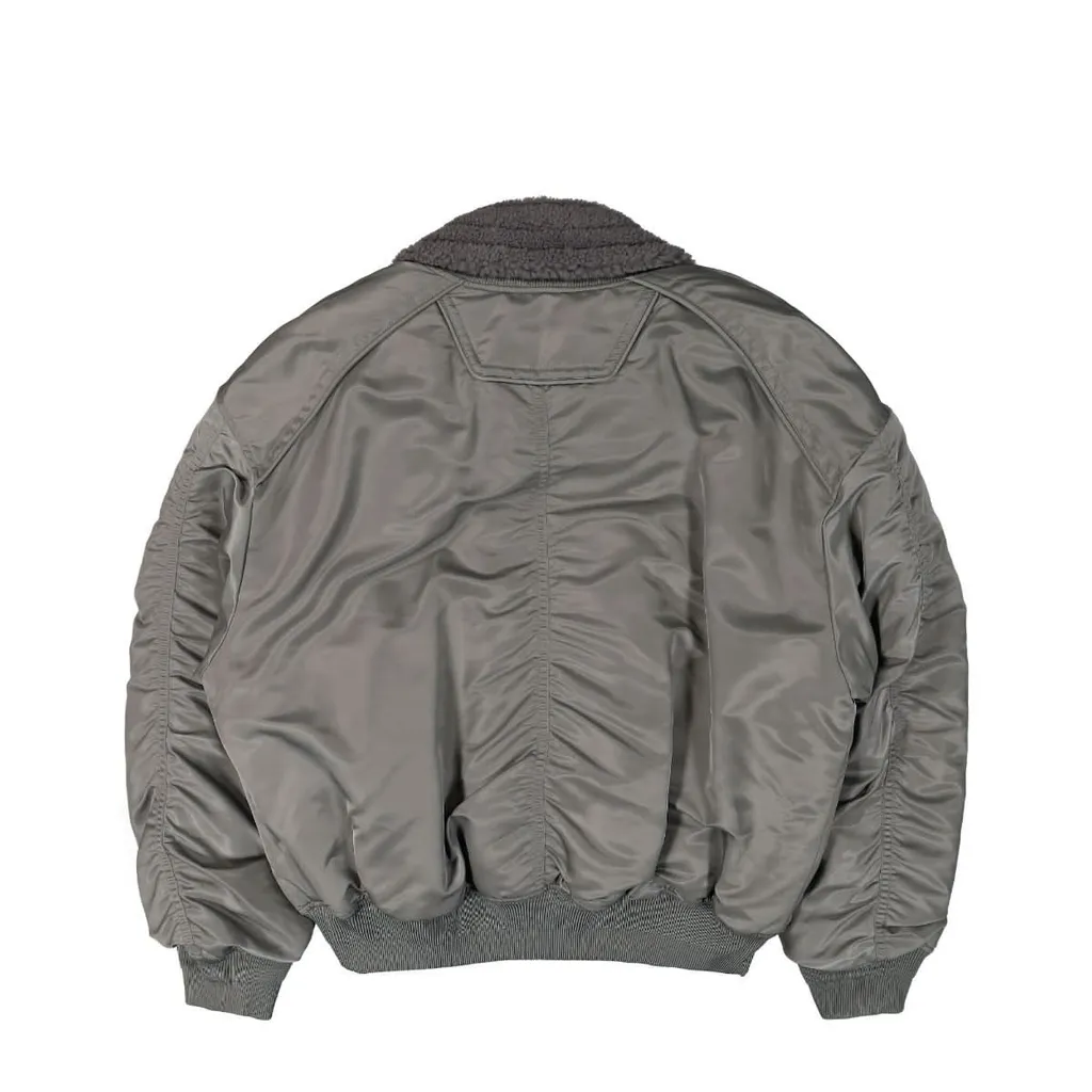 Juun J Zip-Up Long Sleeved Bomber Jacket