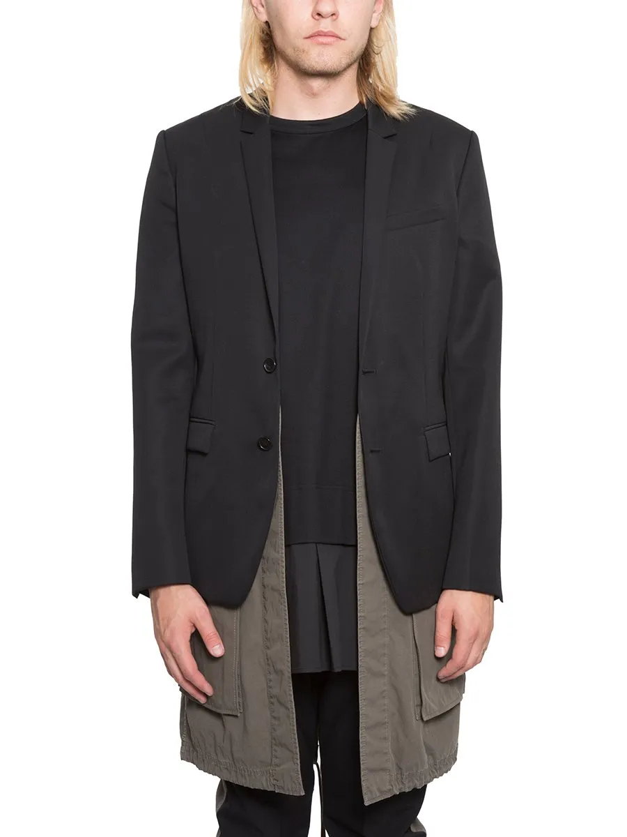 Juun J Buttoned Layered Jacket