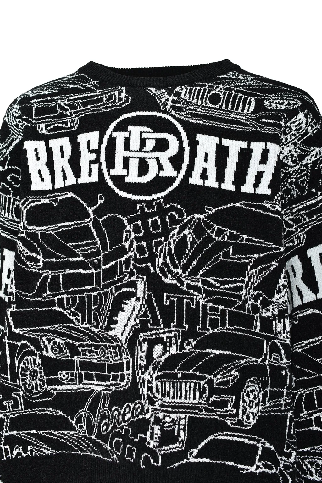 Super Car Mall Knit / Black