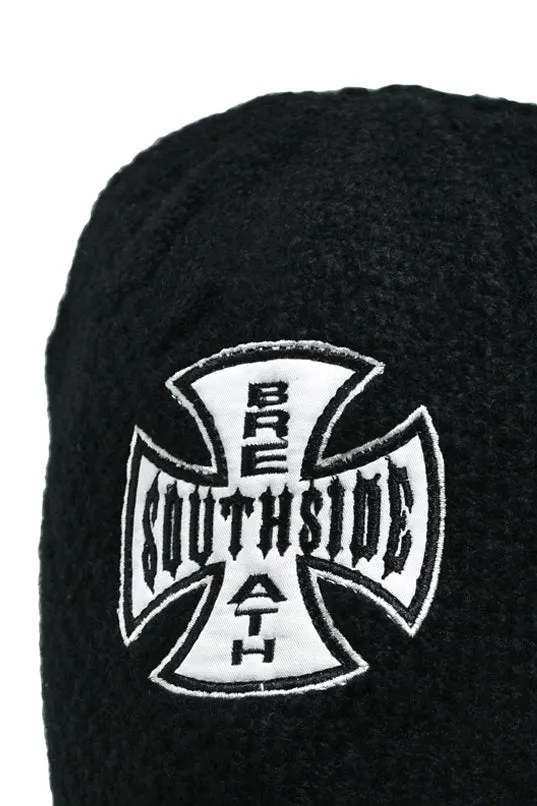 Southside Cross Ear Flap Beanie / Blk