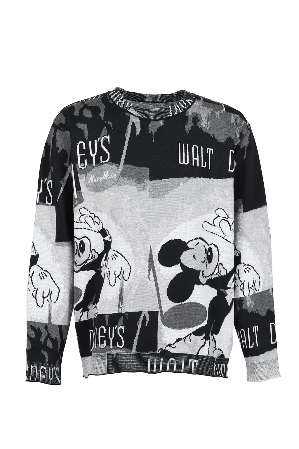 Disney Vp / Pc Knit Collection Crewneck / Mickey Mouse / Blk
