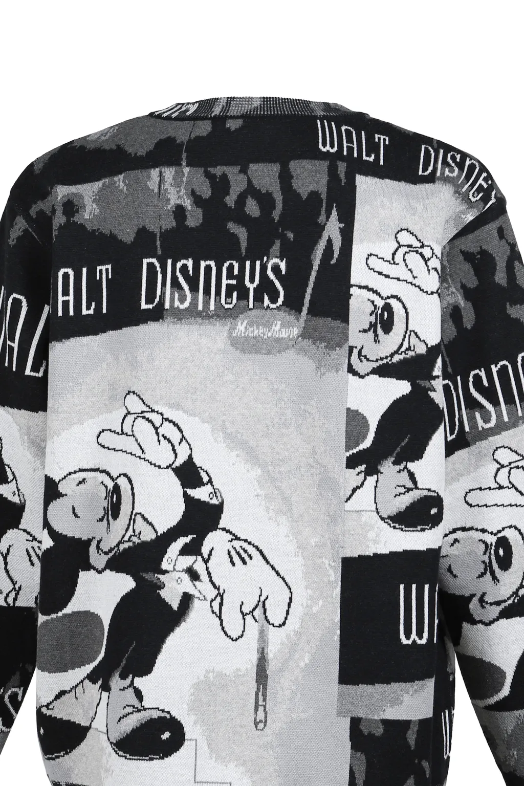 Disney Vp / Pc Knit Collection Crewneck / Mickey Mouse / Blk